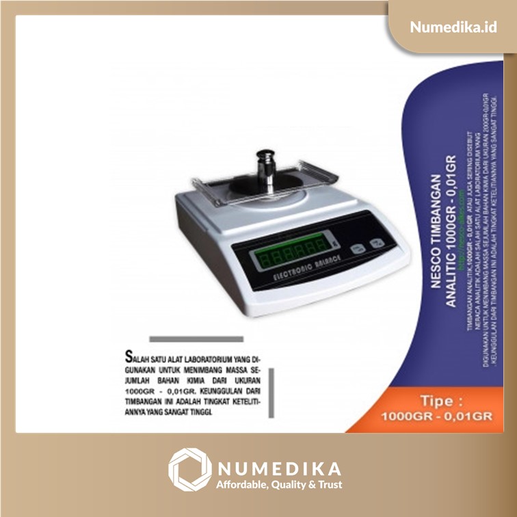 Analitic Scale Nesco 1000 gr - 0.01 gr